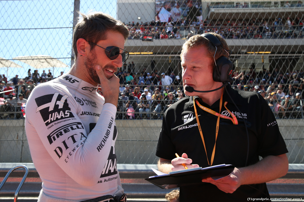 GP USA, 03.11.2019- Gara, Romain Grosjean (FRA) Haas F1 Team VF-19