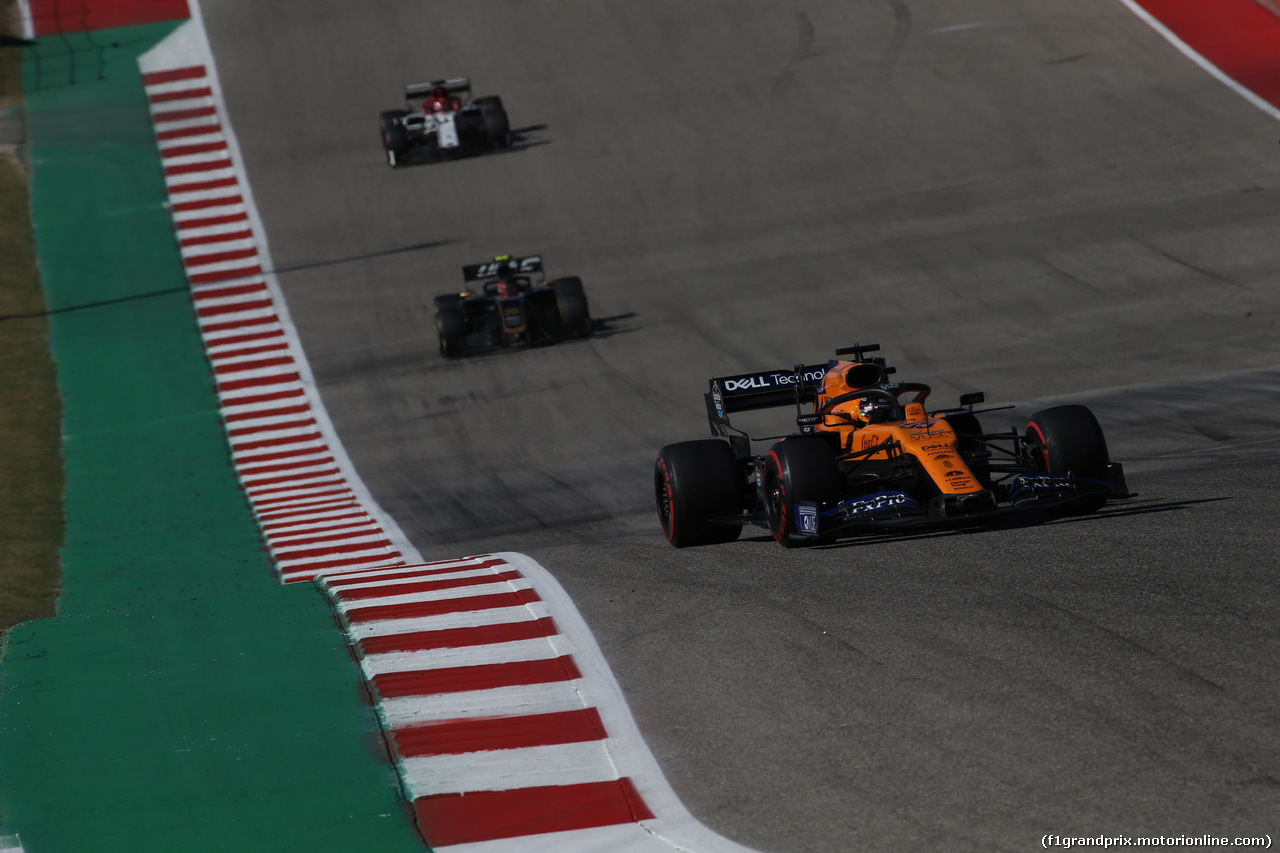 GP USA, 03.11.2019- Gara, Carlos Sainz Jr (ESP) Mclaren F1 Team MCL34