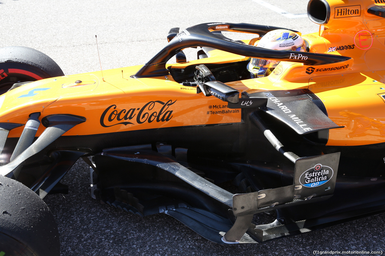 GP USA, 03.11.2019- partenzaing grid, Lando Norris (GBR) Mclaren F1 Team MCL34