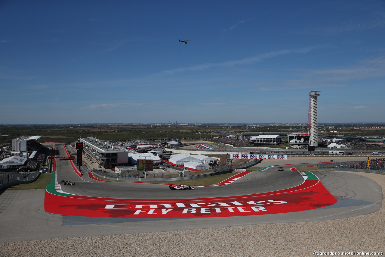 GP USA, 03.11.2019- Gara, Kimi Raikkonen (FIN) Alfa Romeo Racing C38