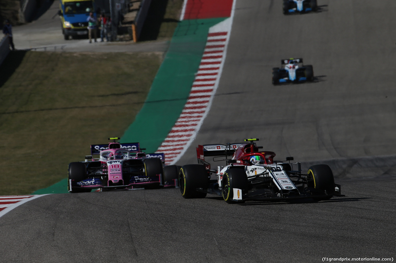 GP USA, 03.11.2019- Gara, Antonio Giovinazzi (ITA) Alfa Romeo Racing C38
