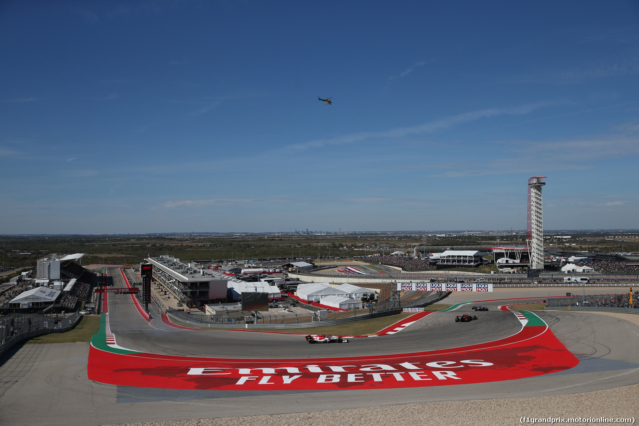 GP USA, 03.11.2019- Gara, Antonio Giovinazzi (ITA) Alfa Romeo Racing C38