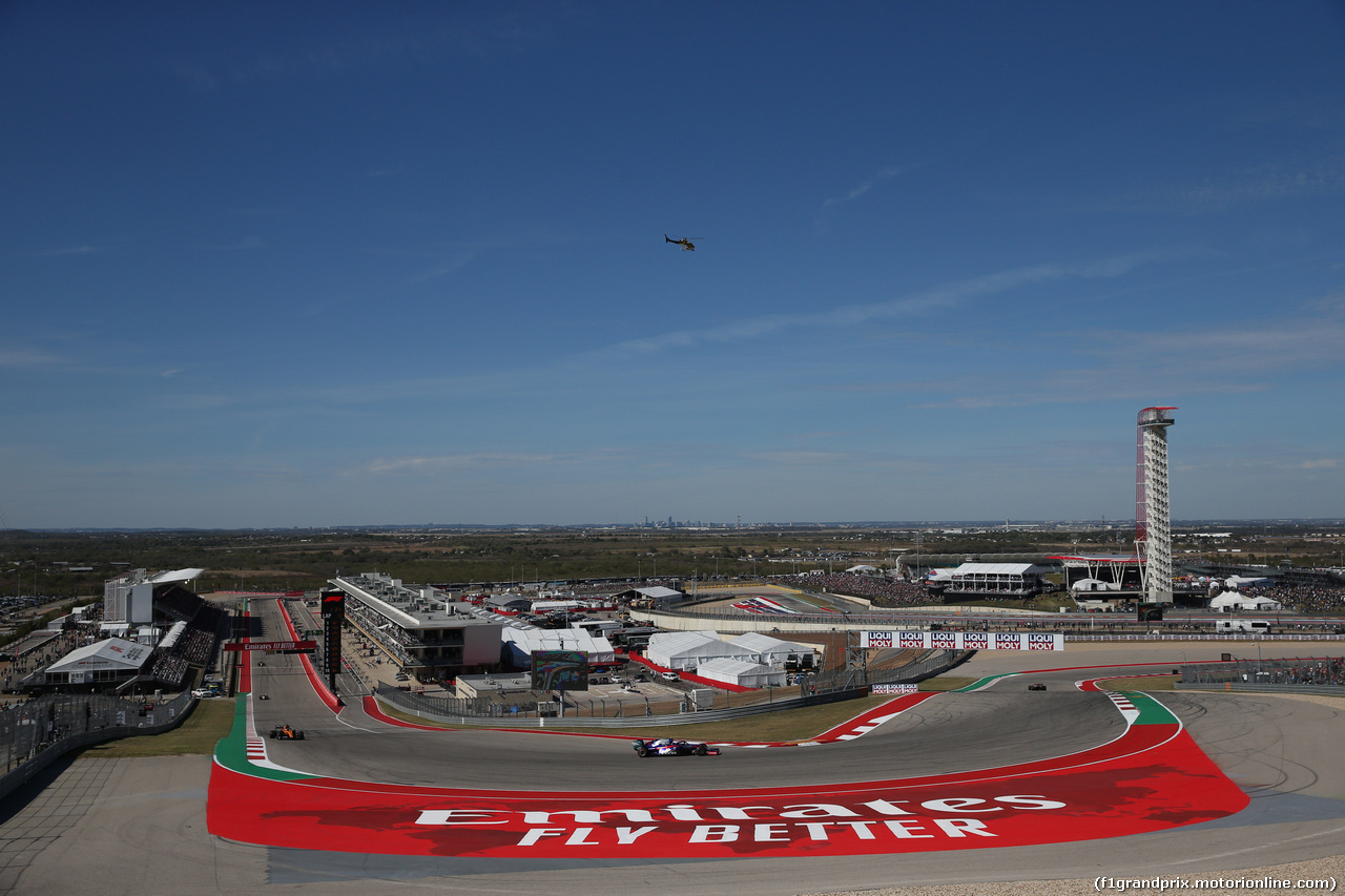 GP USA, 03.11.2019- Gara, Pierre Gasly (FRA) Scuderia Toro Rosso STR14
