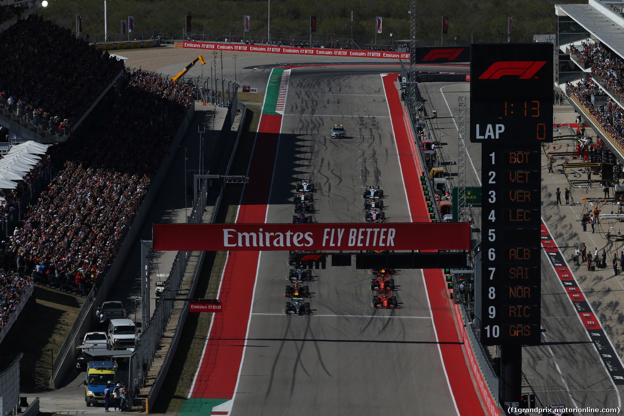 GP USA, 03.11.2019- Start of the race