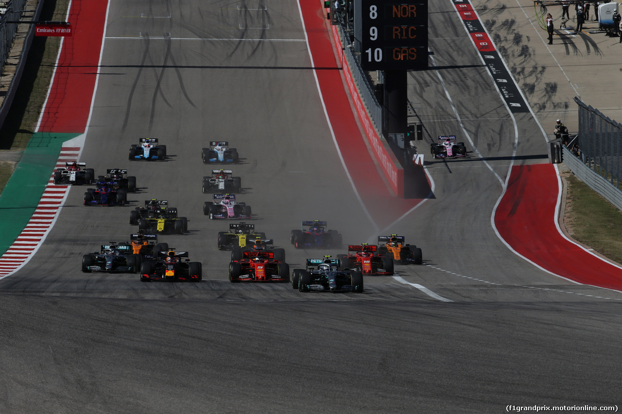 GP USA, 03.11.2019- Start of the race