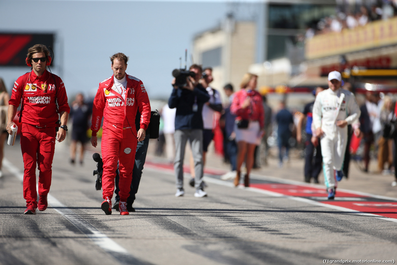 GP USA, 03.11.2019- Sebastian Vettel (GER) Ferrari SF90
