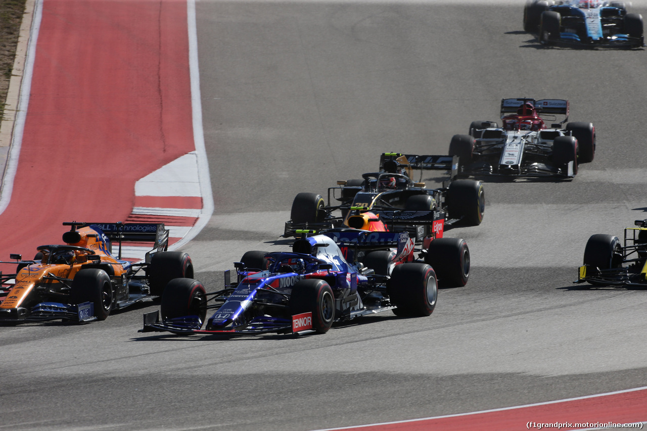 GP USA, 03.11.2019- Gara, Pierre Gasly (FRA) Scuderia Toro Rosso STR14