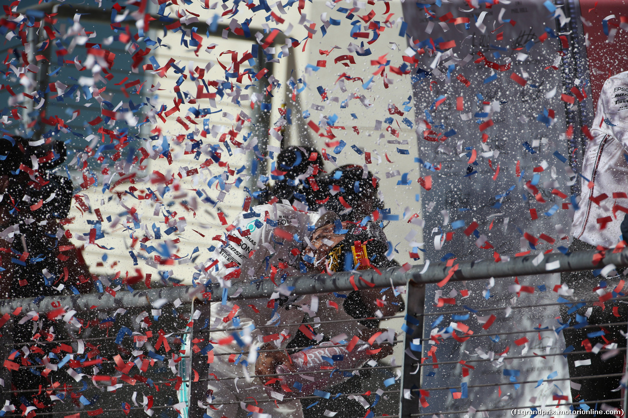GP USA, 03.11.2019- podium, Lewis Hamilton (GBR) Mercedes AMG F1 W10 EQ Power