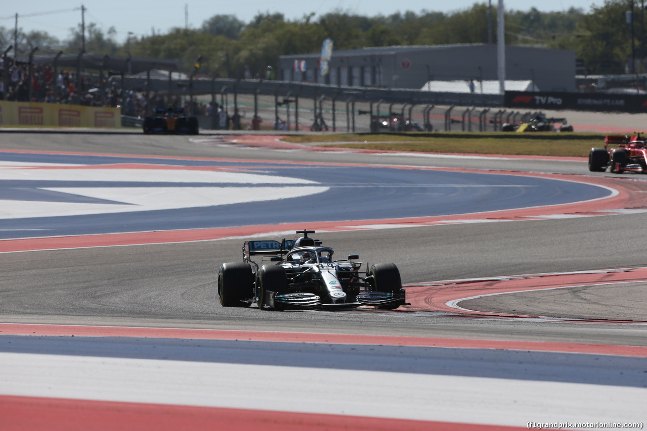 GP USA, 03.11.2019- Gara, Lewis Hamilton (GBR) Mercedes AMG F1 W10 EQ Power