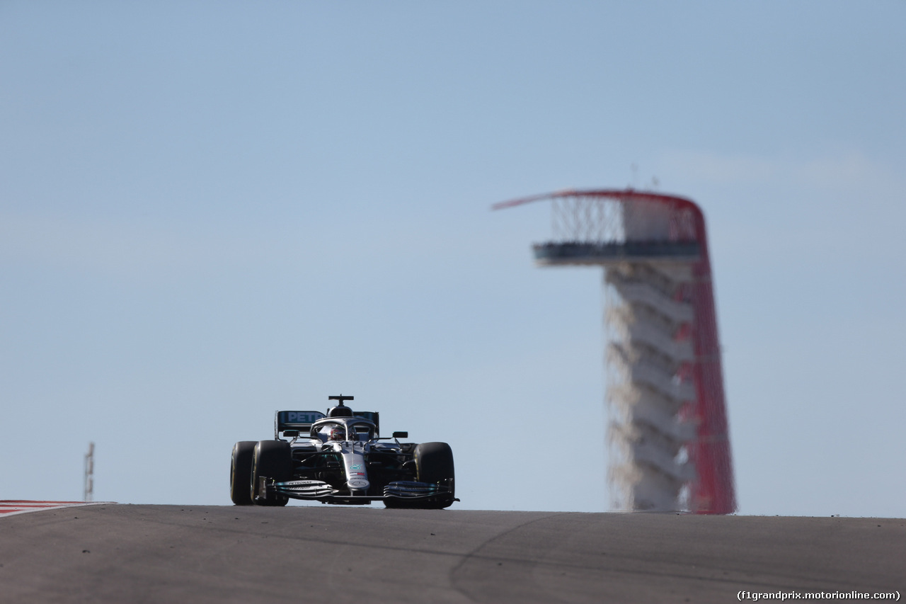GP USA, 03.11.2019- Gara, Lewis Hamilton (GBR) Mercedes AMG F1 W10 EQ Power