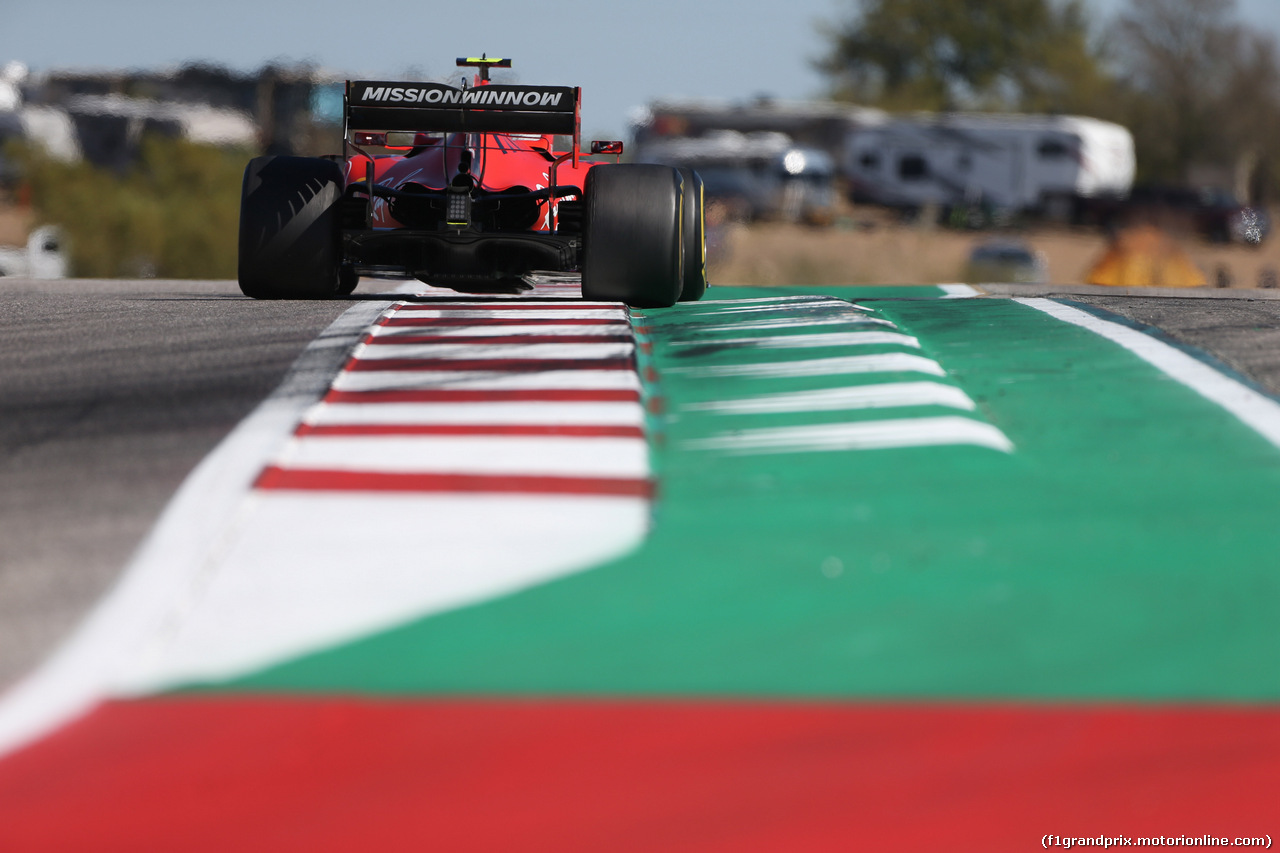 GP USA, 03.11.2019- Gara, Charles Leclerc (MON) Ferrari SF90