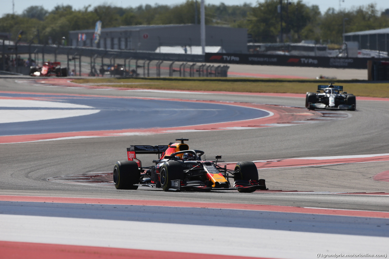 GP USA, 03.11.2019- Gara, Max Verstappen (NED) Red Bull Racing RB15