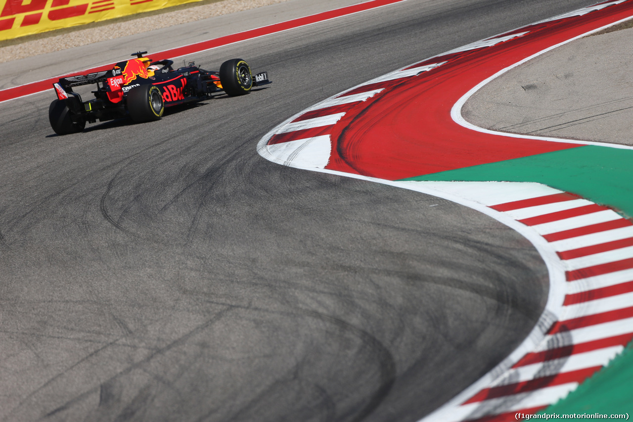 GP USA, 03.11.2019- Gara, Max Verstappen (NED) Red Bull Racing RB15