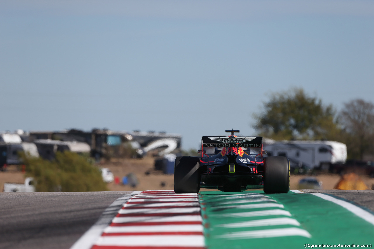 GP USA, 03.11.2019- Gara, Max Verstappen (NED) Red Bull Racing RB15
