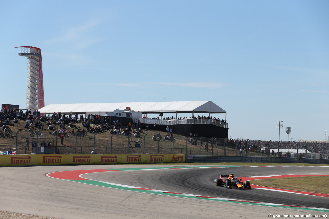GP USA, 03.11.2019- Gara, Max Verstappen (NED) Red Bull Racing RB15