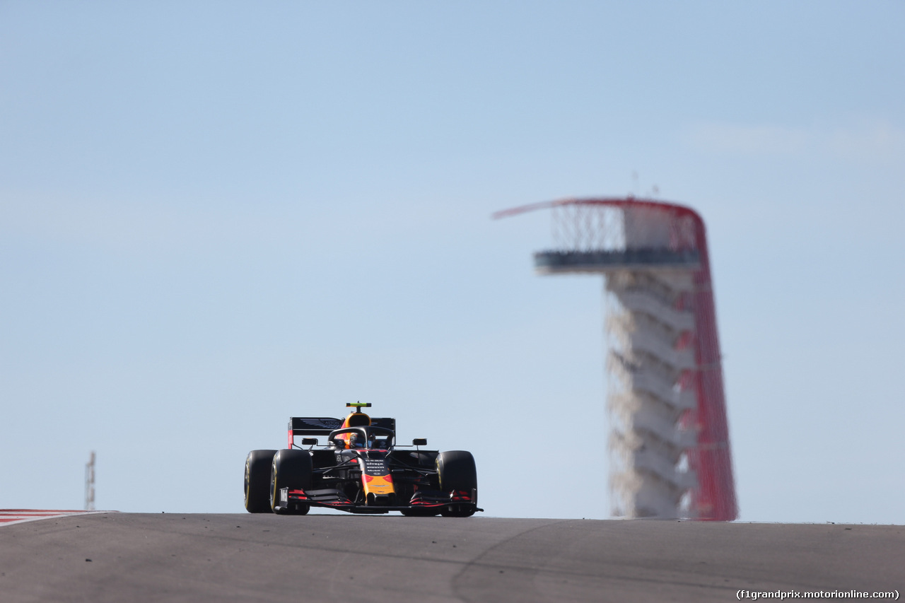 GP USA, 03.11.2019- Gara, Alexader Albon (THA) Redbull Racing RB15
