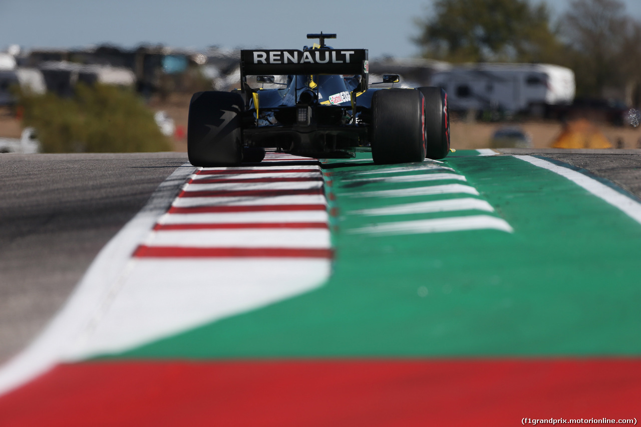 GP USA, 03.11.2019- Gara, Daniel Ricciardo (AUS) Renault Sport F1 Team RS19