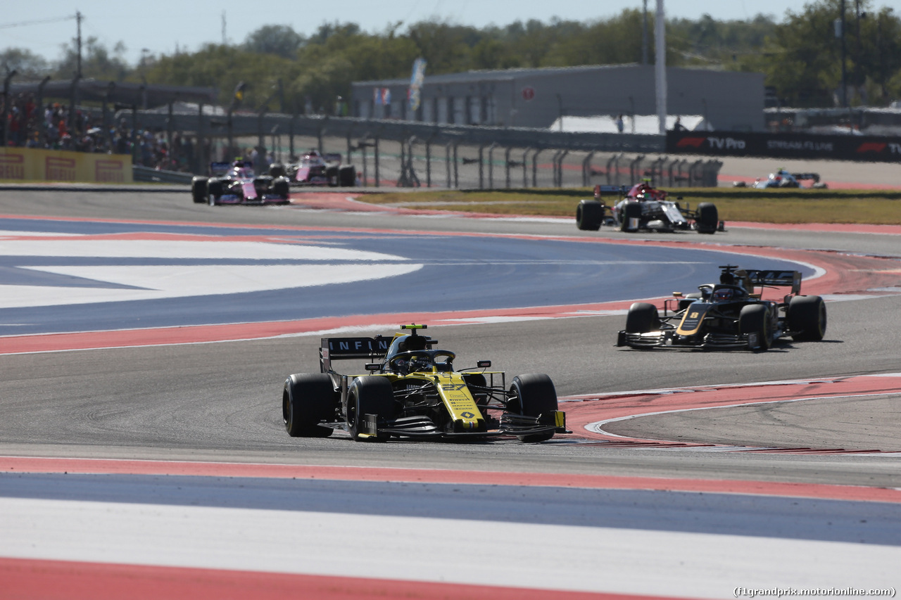 GP USA, 03.11.2019- Gara, Nico Hulkenberg (GER) Renault Sport F1 Team RS19