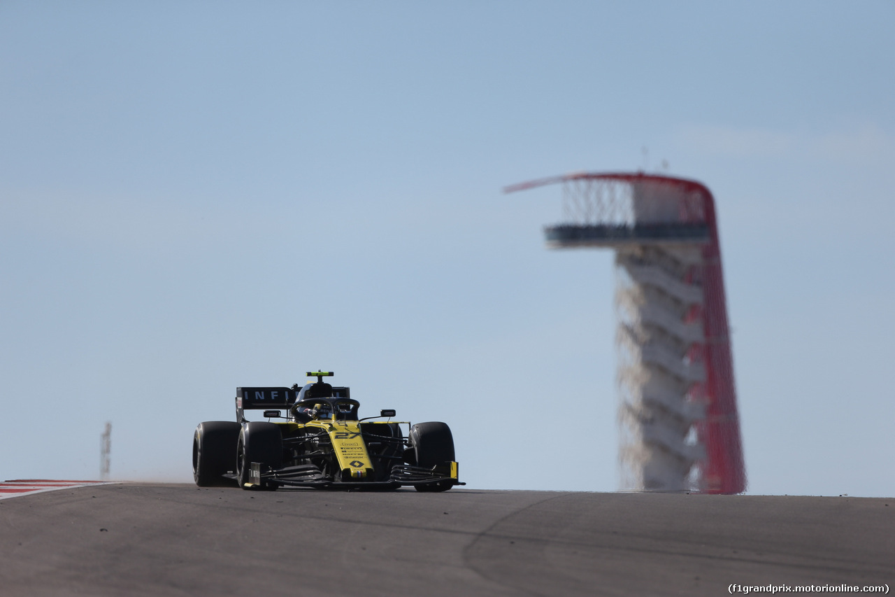 GP USA, 03.11.2019- Gara, Nico Hulkenberg (GER) Renault Sport F1 Team RS19