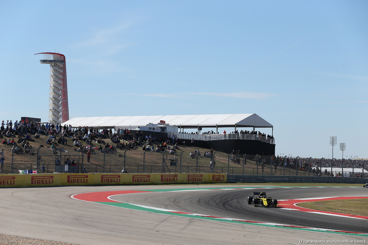 GP USA, 03.11.2019- Gara, Nico Hulkenberg (GER) Renault Sport F1 Team RS19