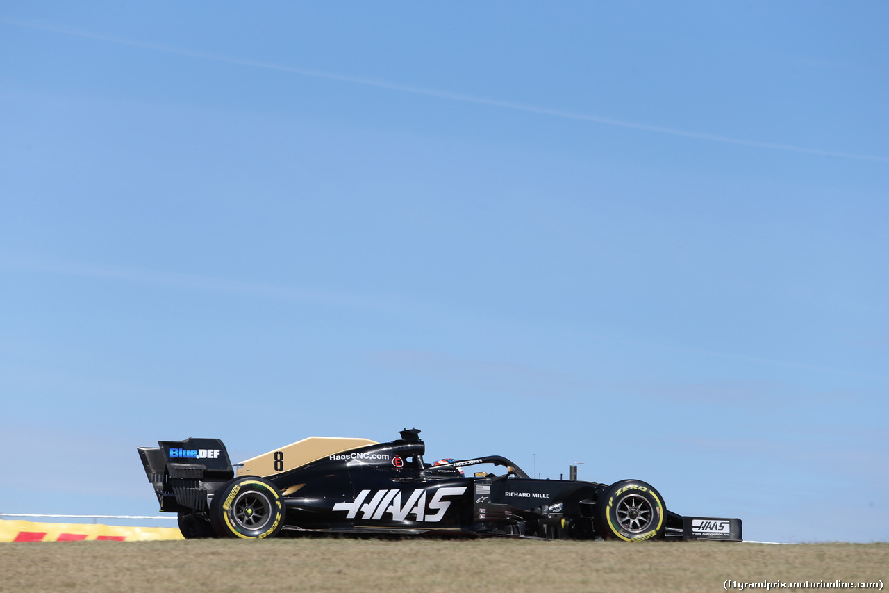 GP USA, 03.11.2019- Gara, Romain Grosjean (FRA) Haas F1 Team VF-19
