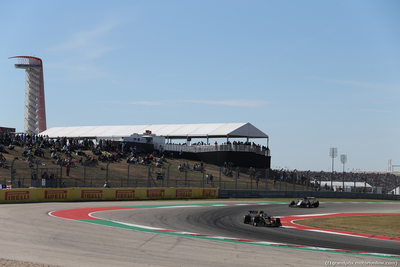 GP USA, 03.11.2019- Gara, Kevin Magnussen (DEN) Haas F1 Team VF-19