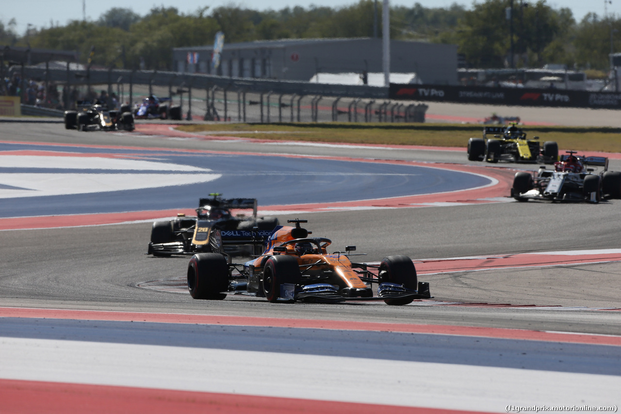GP USA, 03.11.2019- Gara, Carlos Sainz Jr (ESP) Mclaren F1 Team MCL34