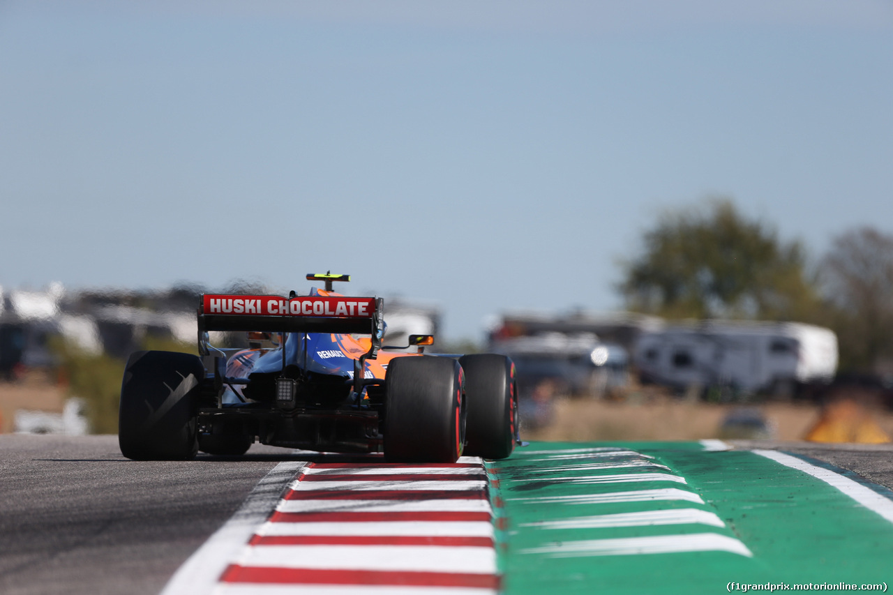 GP USA, 03.11.2019- Gara, Lando Norris (GBR) Mclaren F1 Team MCL34