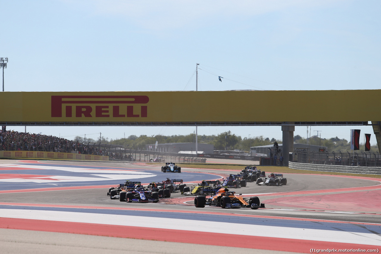 GP USA, 03.11.2019- Gara, Lando Norris (GBR) Mclaren F1 Team MCL34