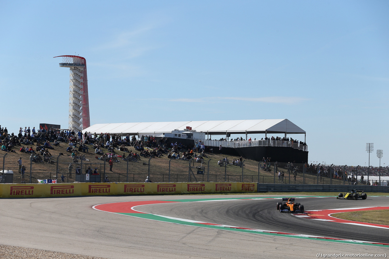GP USA, 03.11.2019- Gara, Lando Norris (GBR) Mclaren F1 Team MCL34