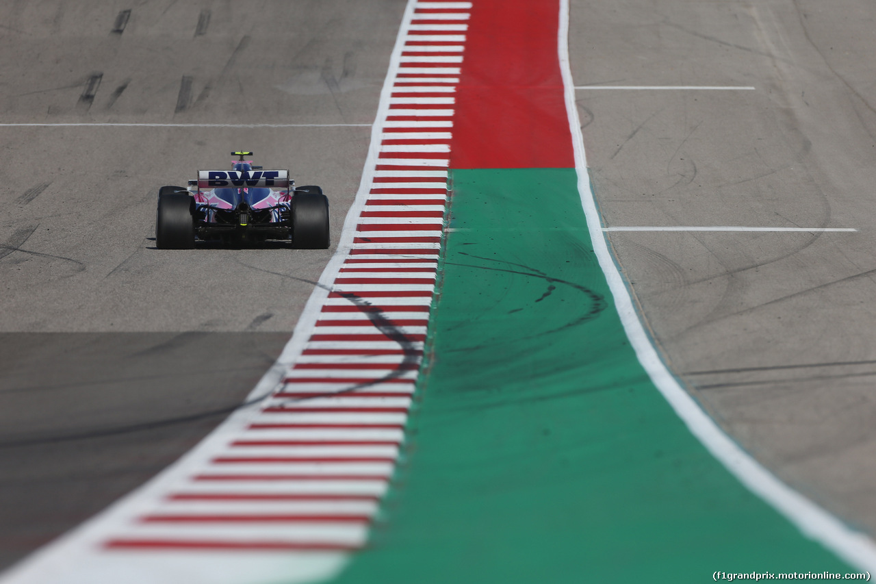 GP USA, 03.11.2019- Gara, Lance Stroll (CDN) Racing Point F1 RP19