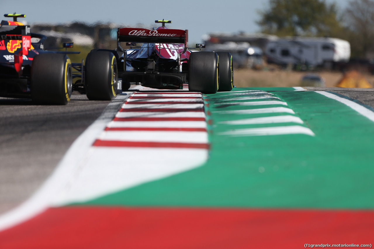 GP USA, 03.11.2019- Gara, Antonio Giovinazzi (ITA) Alfa Romeo Racing C38