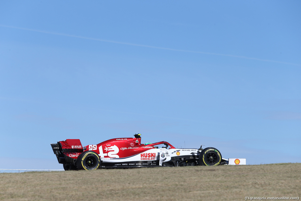 GP USA, 03.11.2019- Gara, Antonio Giovinazzi (ITA) Alfa Romeo Racing C38