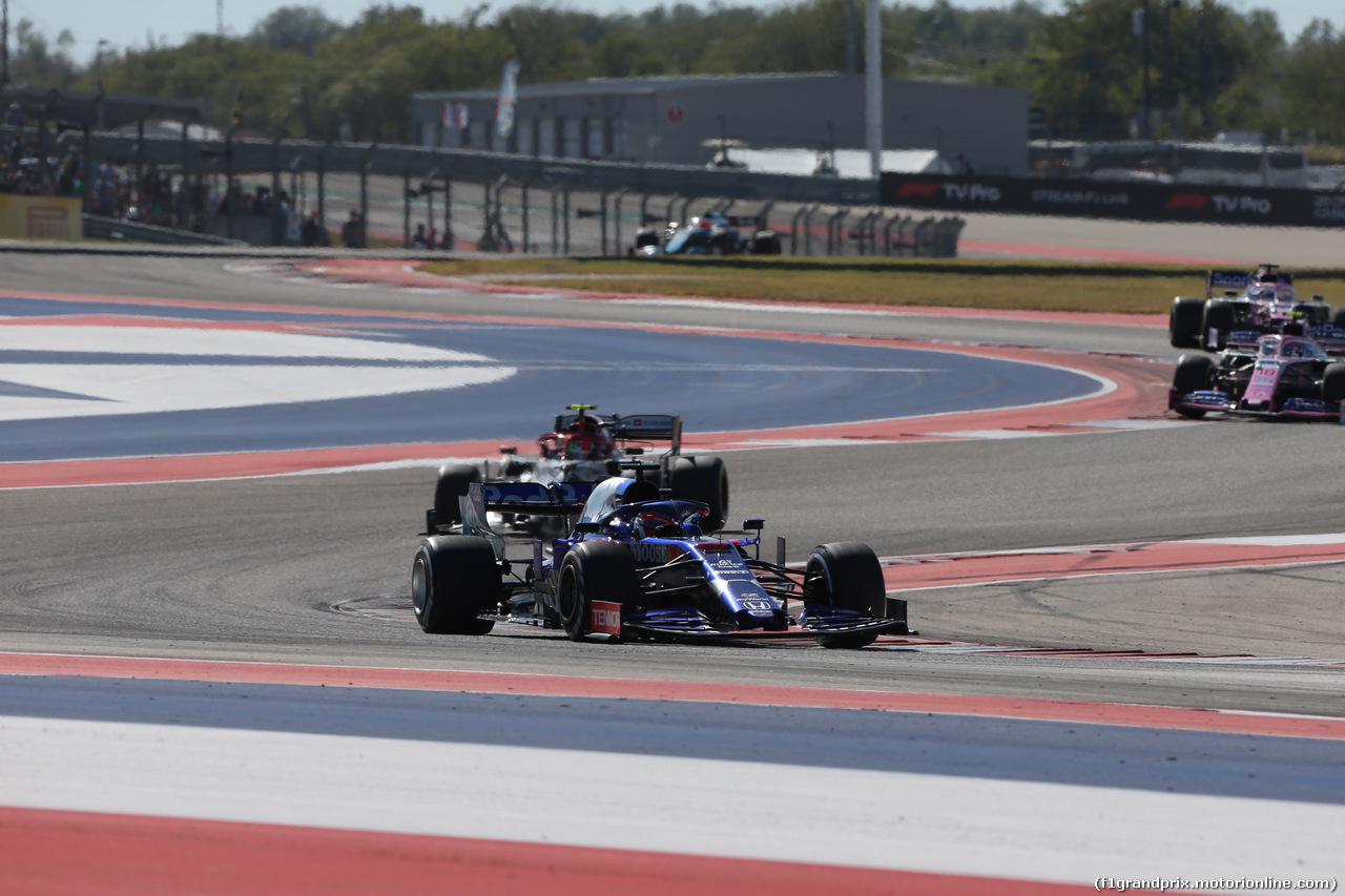 GP USA, 03.11.2019- Gara, Daniil Kvyat (RUS) Scuderia Toro Rosso STR14
