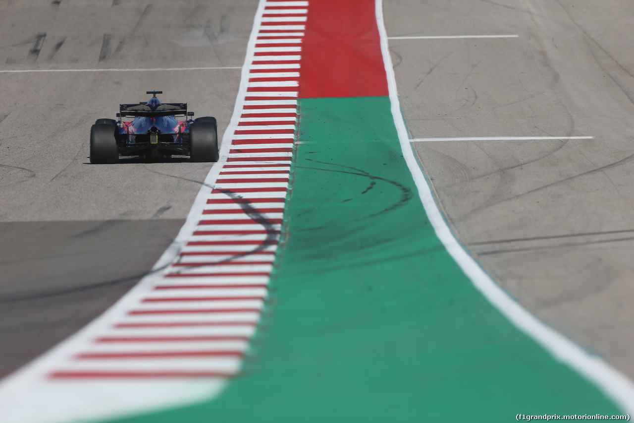 GP USA, 03.11.2019- Gara, Daniil Kvyat (RUS) Scuderia Toro Rosso STR14