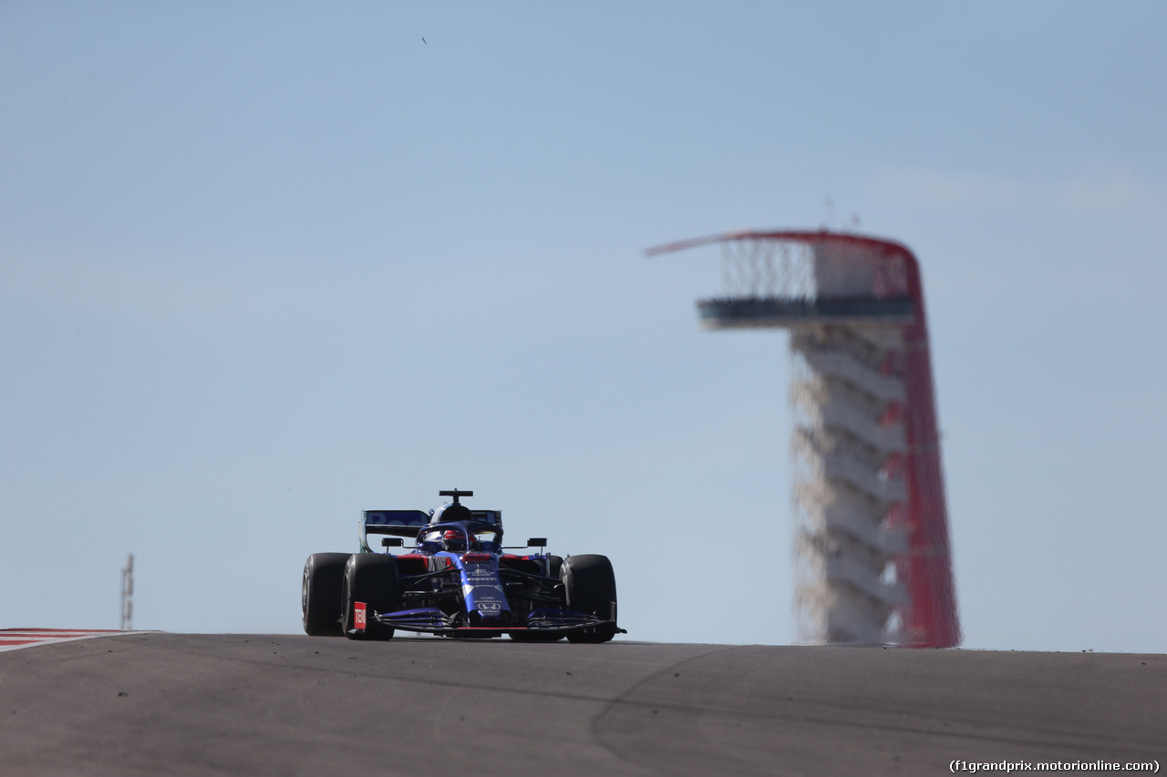 GP USA, 03.11.2019- Gara, Daniil Kvyat (RUS) Scuderia Toro Rosso STR14