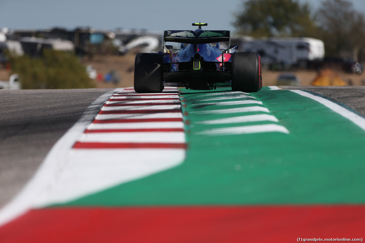 GP USA, 03.11.2019- Gara, Pierre Gasly (FRA) Scuderia Toro Rosso STR14