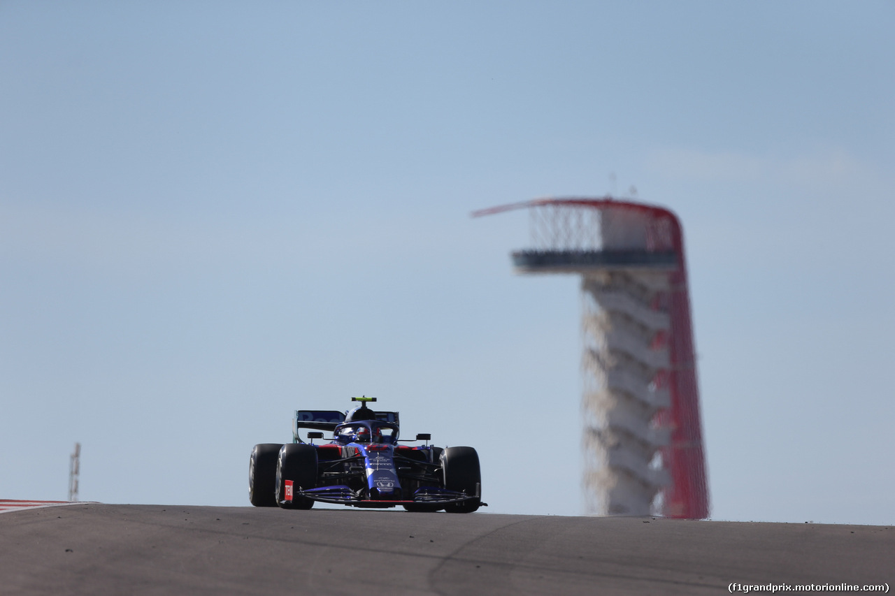 GP USA, 03.11.2019- Gara, Pierre Gasly (FRA) Scuderia Toro Rosso STR14