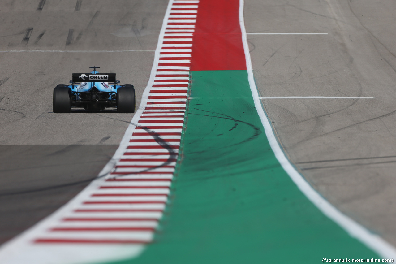 GP USA, 03.11.2019- Gara, George Russell (GBR) Williams F1 FW42