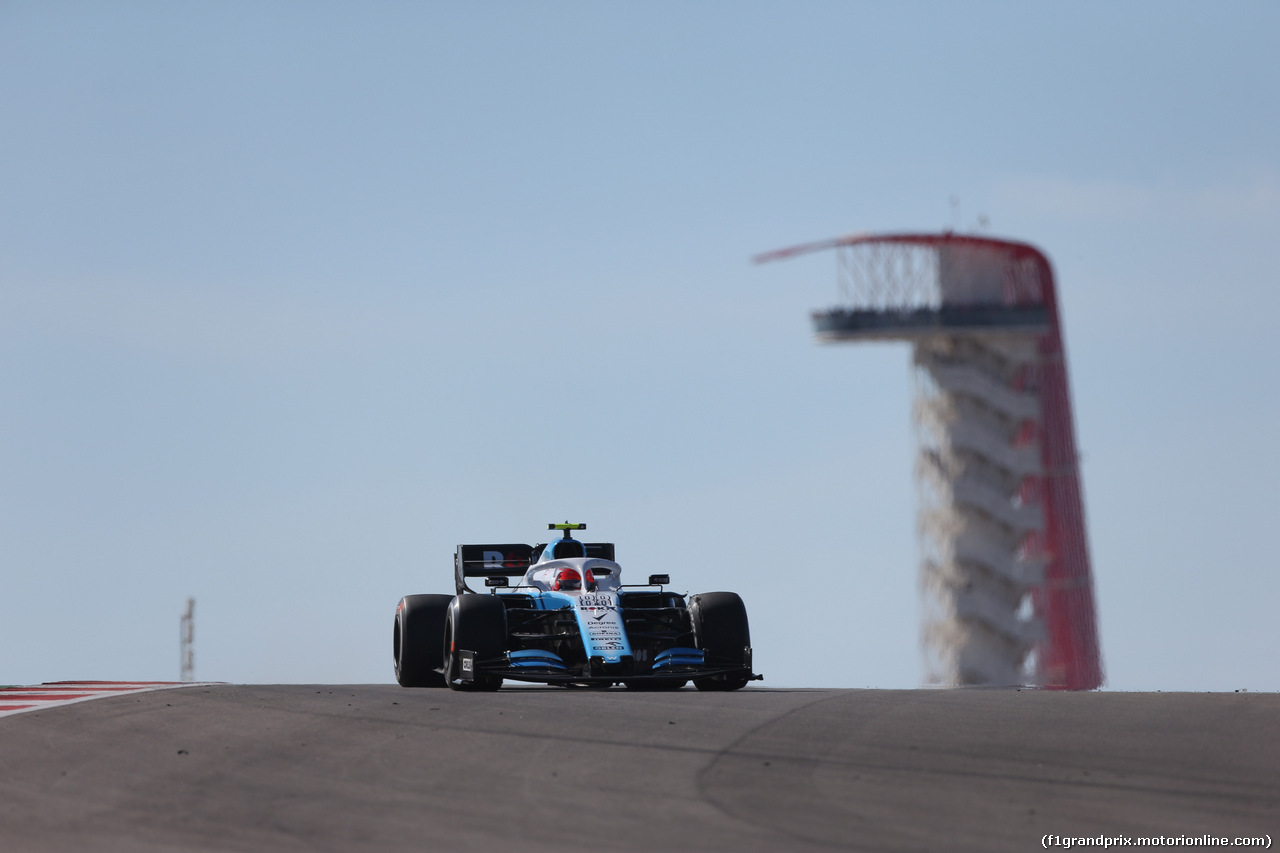 GP USA, 03.11.2019- Gara, Robert Kubica (POL) Williams F1 FW42