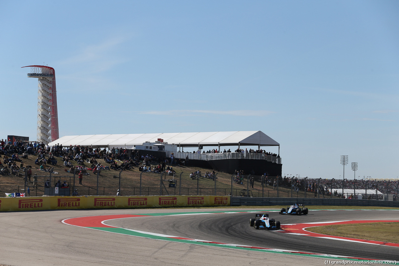 GP USA, 03.11.2019- Gara, Robert Kubica (POL) Williams F1 FW42