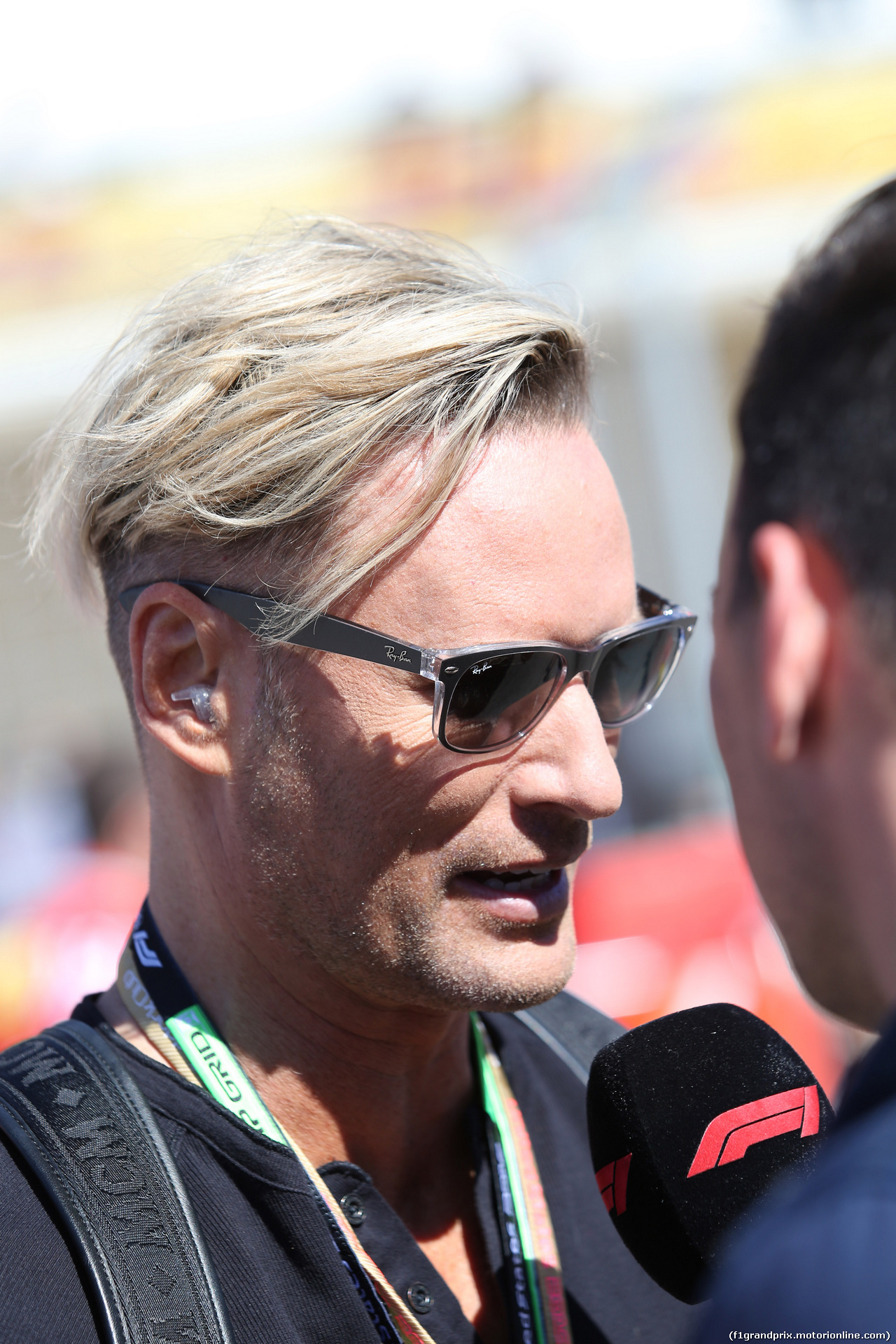 GP USA, 03.11.2019- partenzaing grid, Brian Tyler, Composer of the F1 Theme