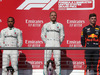 GP USA, 31.10.2019- Podium, winner Valtteri Bottas (FIN) Mercedes AMG F1 W10 EQ Power, 2nd Lewis Hamilton (GBR) Mercedes AMG F1 W10 EQ 2019 World Champion, 3rd place Max Verstappen (NED) Red Bull Racing RB15