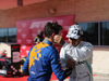 GP USA, 03.11.2019- Parc ferme Lewis Hamilton (GBR) Mercedes AMG F1 W10 EQ Power e Lando Norris (GBR) Mclaren F1 Team MCL34