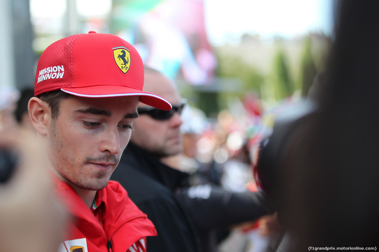 GP USA, 02.11.2019- Autograph Session, Charles Leclerc (MON) Ferrari SF90