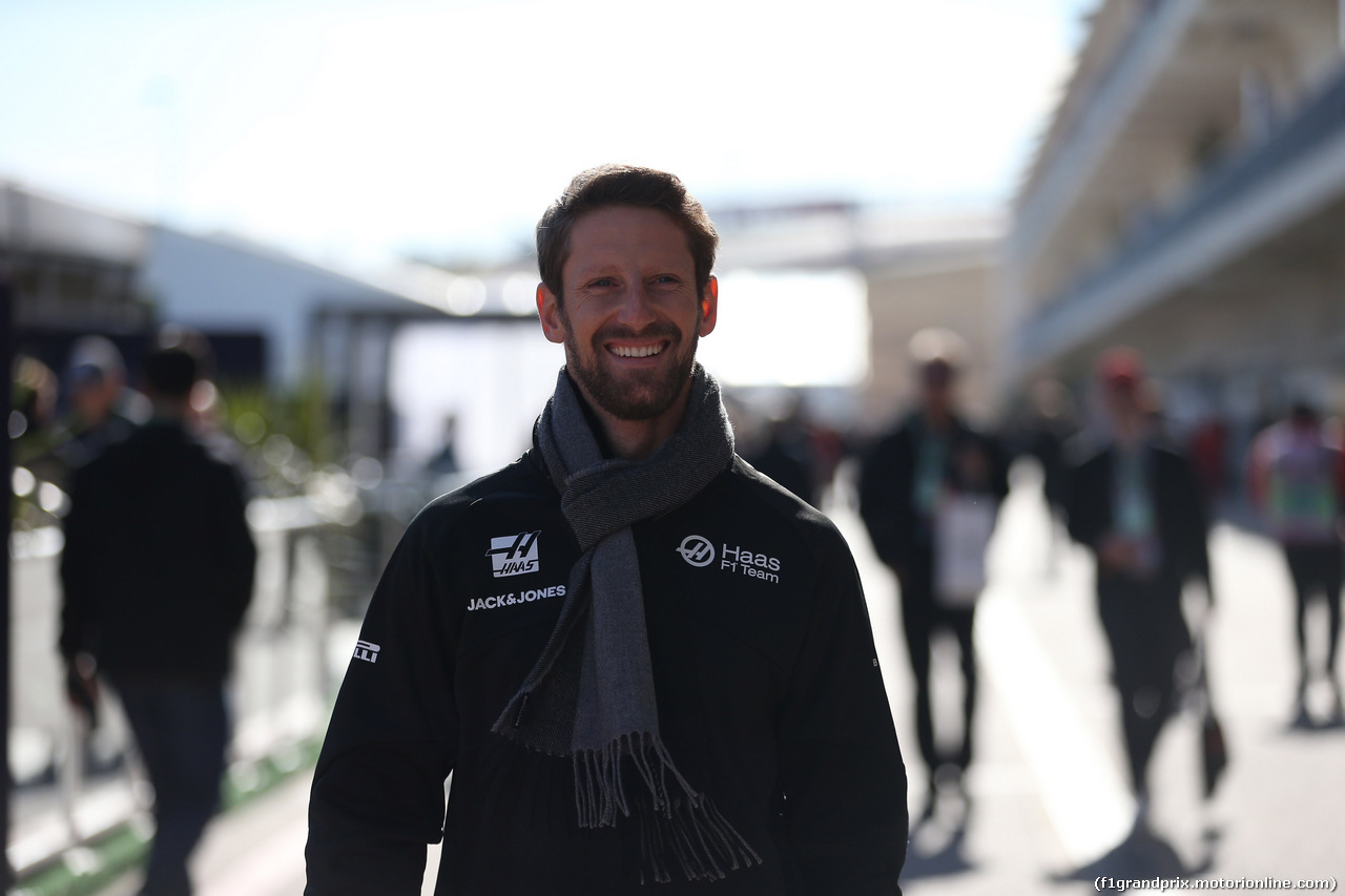 GP USA, 02.11.2019- Romain Grosjean (FRA) Haas F1 Team VF-19