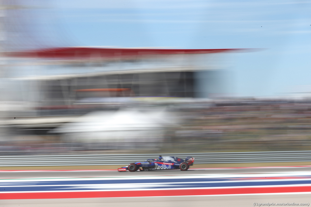 GP USA, 02.11.2019- Prove Libere 3, Daniil Kvyat (RUS) Scuderia Toro Rosso STR14