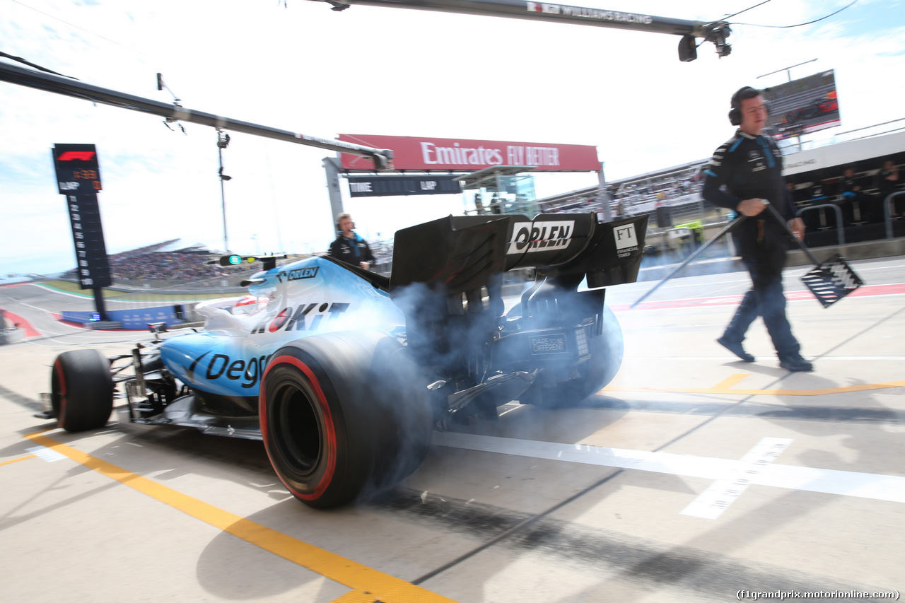 GP USA, 02.11.2019- Prove Libere 3, Robert Kubica (POL) Williams F1 FW42