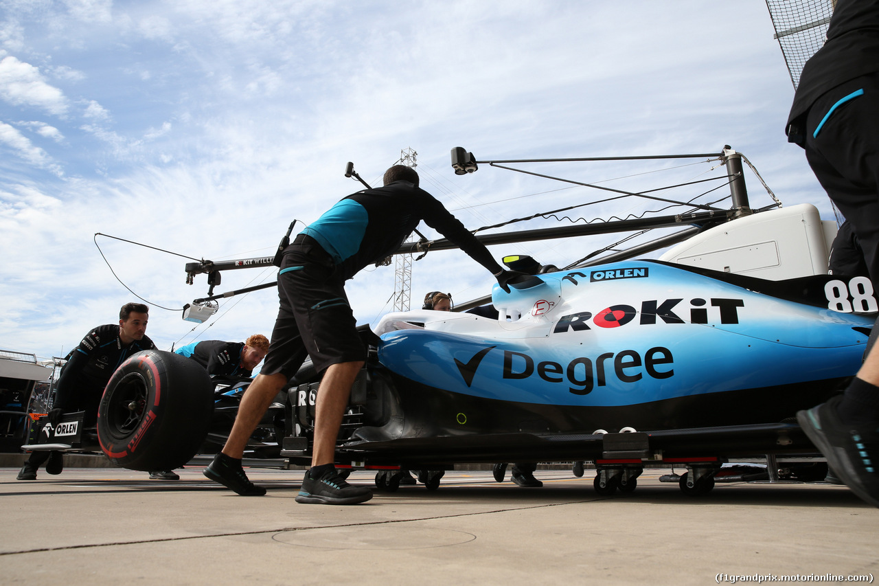 GP USA, 02.11.2019- Prove Libere 3, Robert Kubica (POL) Williams F1 FW42