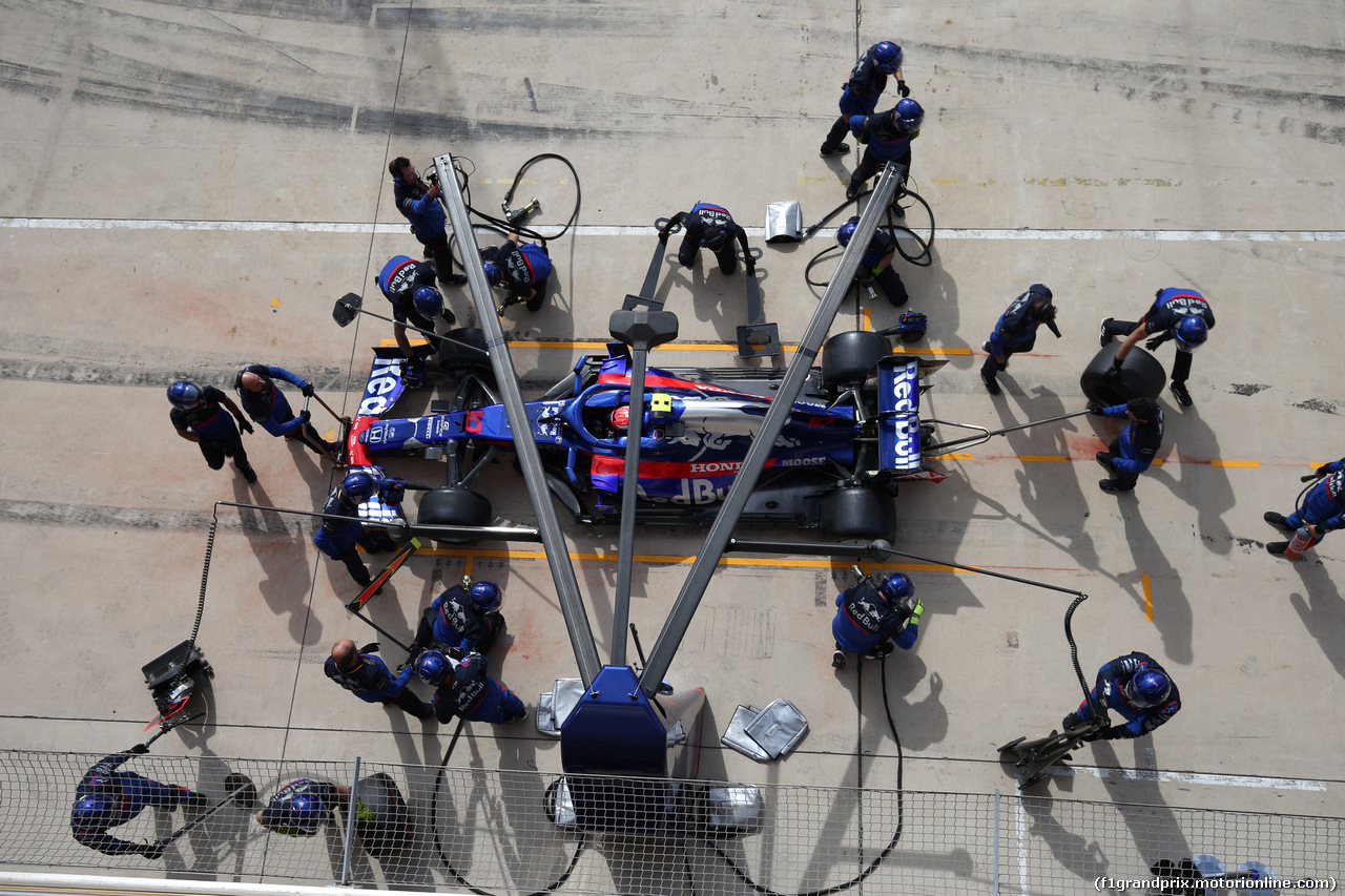 GP USA, 02.11.2019- Free practice 3,  Pierre Gasly (FRA) Scuderia Toro Rosso STR14